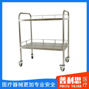不銹鋼器械車 器械推車 不銹鋼器械臺(tái)車 不銹鋼器械車