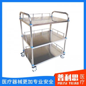 不銹鋼器械車 器械推車 不銹鋼器械臺(tái)車 不銹鋼器械車