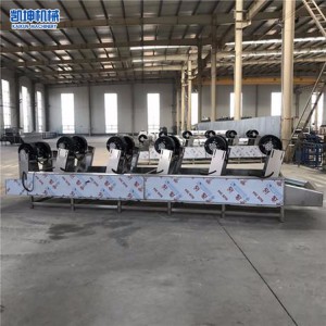 凱坤機械供應全自動翻轉(zhuǎn)式風干機 食品包裝袋果蔬風干機 商用瀝水風干機流水線