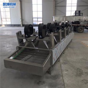 凱坤機械供應全自動翻轉(zhuǎn)式風干機 食品包裝袋果蔬風干機 商用瀝水風干機流水線