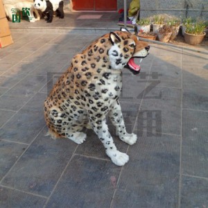 仿真金錢豹 仿真動物模型廠家供應 廠家直銷 仿真動物 逼真仿真動物