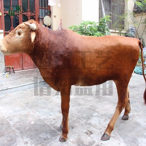現(xiàn)貨供應(yīng)仿真大黃牛 游樂(lè)園仿真皮毛動(dòng)物模型擺件