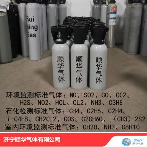 環(huán)保檢測機動車尾氣檢測標(biāo)準(zhǔn)氣體四合一丙烷一氧化碳二氧化碳一氧化氮二氧化氮氮氣混合標(biāo)氣標(biāo)樣