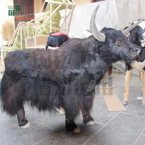 廠家直銷仿真牦牛模型 仿真動物標(biāo)本裝飾擺件