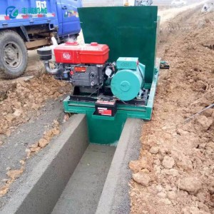 混凝土水渠成型機(jī) 溝渠成型滑膜機(jī) 排水溝水渠u型槽一次成型機(jī)