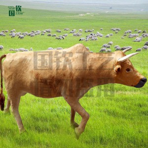 現(xiàn)貨供應(yīng)仿真大黃牛 游樂(lè)園仿真皮毛動(dòng)物模型擺件