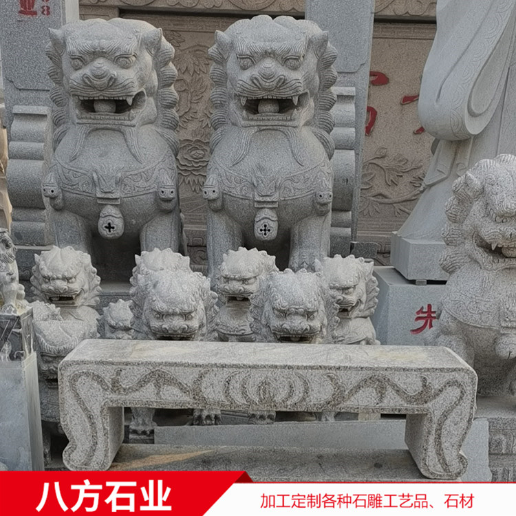 漢白玉石雕麒麟 貔貅 酒店景區門口石雕動物擺件