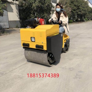 白改黑路面用小型壓路機(jī)柴油電啟動振動夯維護(hù)少操作簡單