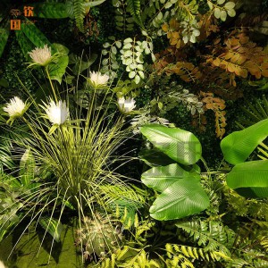大型室內(nèi)商場仿真植物墻 仿真綠植景觀 國欽