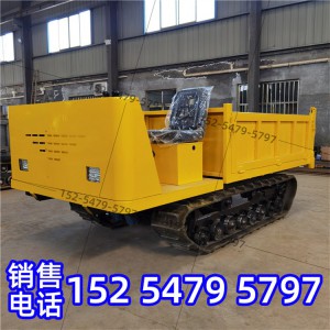 履帶式運(yùn)輸車農(nóng)用山地小型果園全地形手扶履帶車爬山虎自卸搬運(yùn)車
